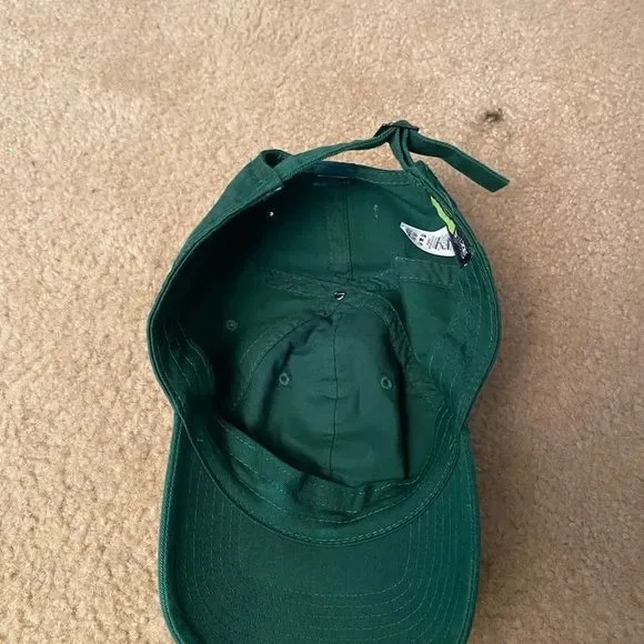 Dark Green Vintage Style Nike Adjustable Dad Hat - Picture 3 of 4